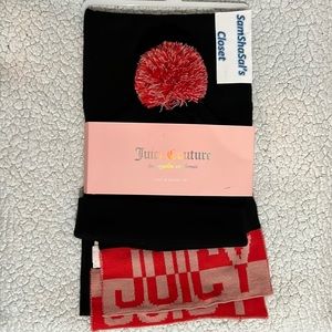 New Juicy Couture Hat and Scarf Set
